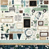 Home Again Scrapbook Paper & Sticker Collection Kit by Carta Bella - 13 Pieces
