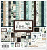 Home Again Scrapbook Paper & Sticker Collection Kit by Carta Bella - 13 Pieces