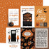 Halloween Collection 4x6 Journaling Cards 12 x 12 Double-Sided Scrapbook Paper by Carta Bella