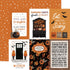 Halloween Collection 4x6 Journaling Cards 12 x 12 Double-Sided Scrapbook Paper by Carta Bella - Scrapbook Supply Companies