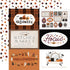 Halloween Collection 6x4 Journaling Cards  12 x 12 Double-Sided Scrapbook Paper by Carta Bella