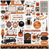 Halloween Collection 12 x 12 Scrapbook Sticker Sheet by Carta Bella - Scrapbook Supply Companies
