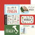 Italy Scrapbook Paper & Sticker  Collection Kit by Carta Bella - 13 Pieces