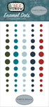 Let It Snow Collection 3x6 Self-Adhesive Enamel Dots Scrapbook Embellishments by Carta Bella