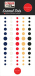 London Collection 3x6 Self-Adhesive Enamel Dots Scrapbook Embellishments by Carta Bella