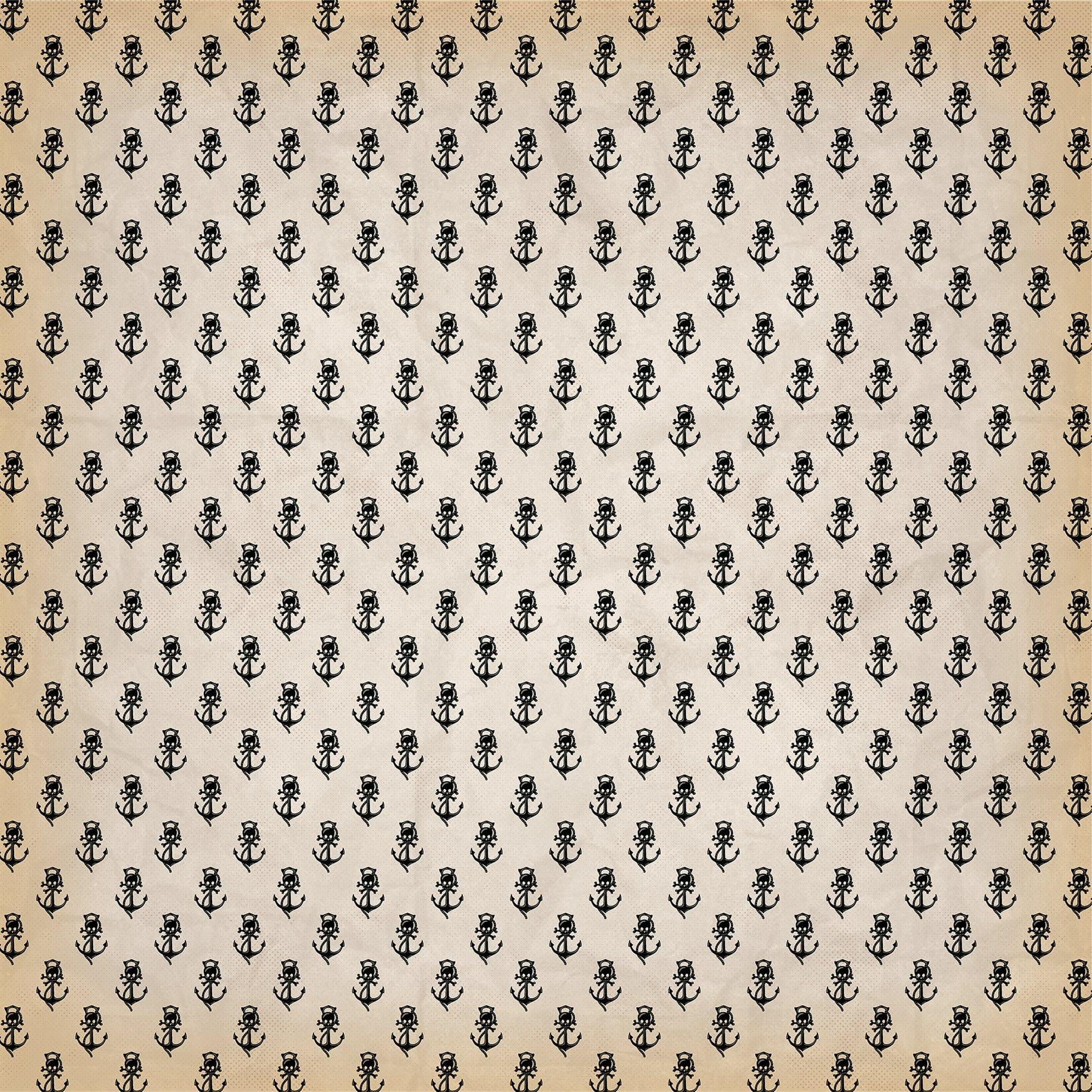 Pirates Collection 4x4 Journaling Cards 12 x 12 Double-Sided Scrapbook Paper by Carta Bella - Scrapbook Supply Companies