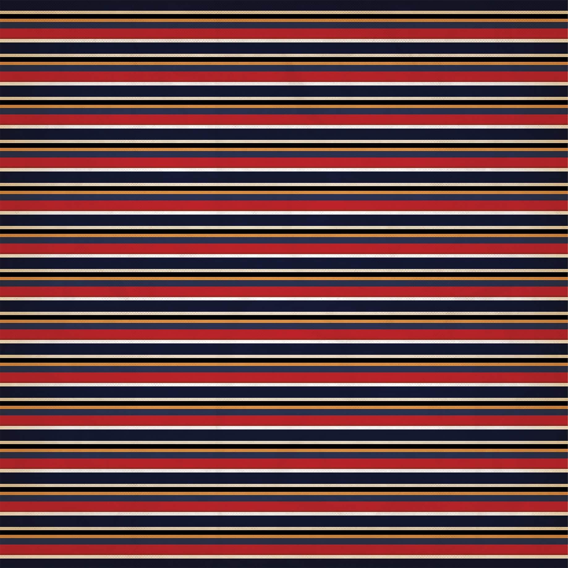 Pirates Collection Scallywag Stripes 12 x 12 Double-Sided Scrapbook Paper by Carta Bella - Scrapbook Supply Companies