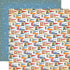 Slam Dunk Collection Game Day Flags 12 x 12 Double-Sided Scrapbook Paper by Echo Park Paper