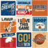 Slam Dunk Collection 4x4 Journaling Cards  12 x 12 Double-Sided Scrapbook Paper by Echo Park Paper