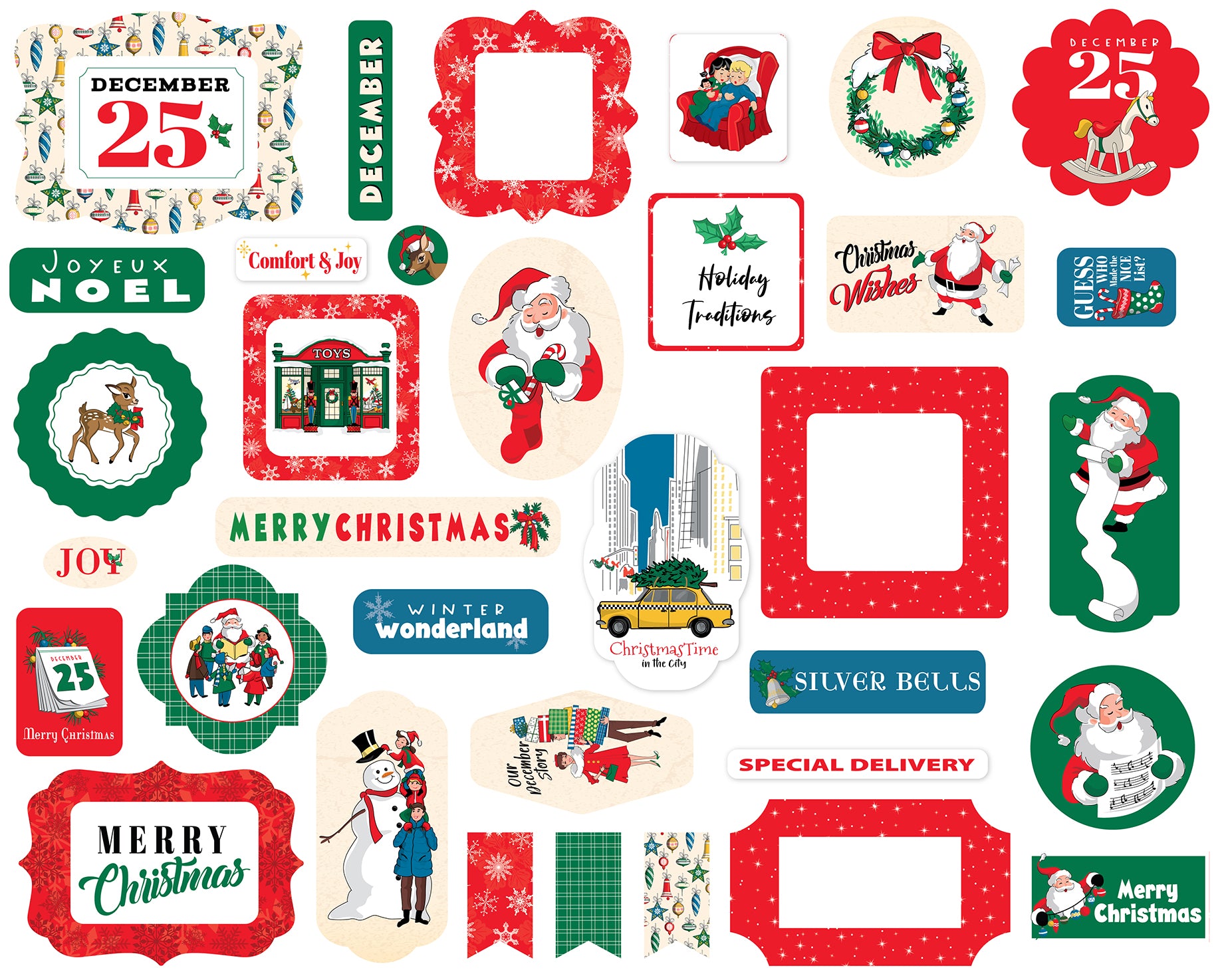 Carta Bella - Season's Greetings - Titles & Phrases