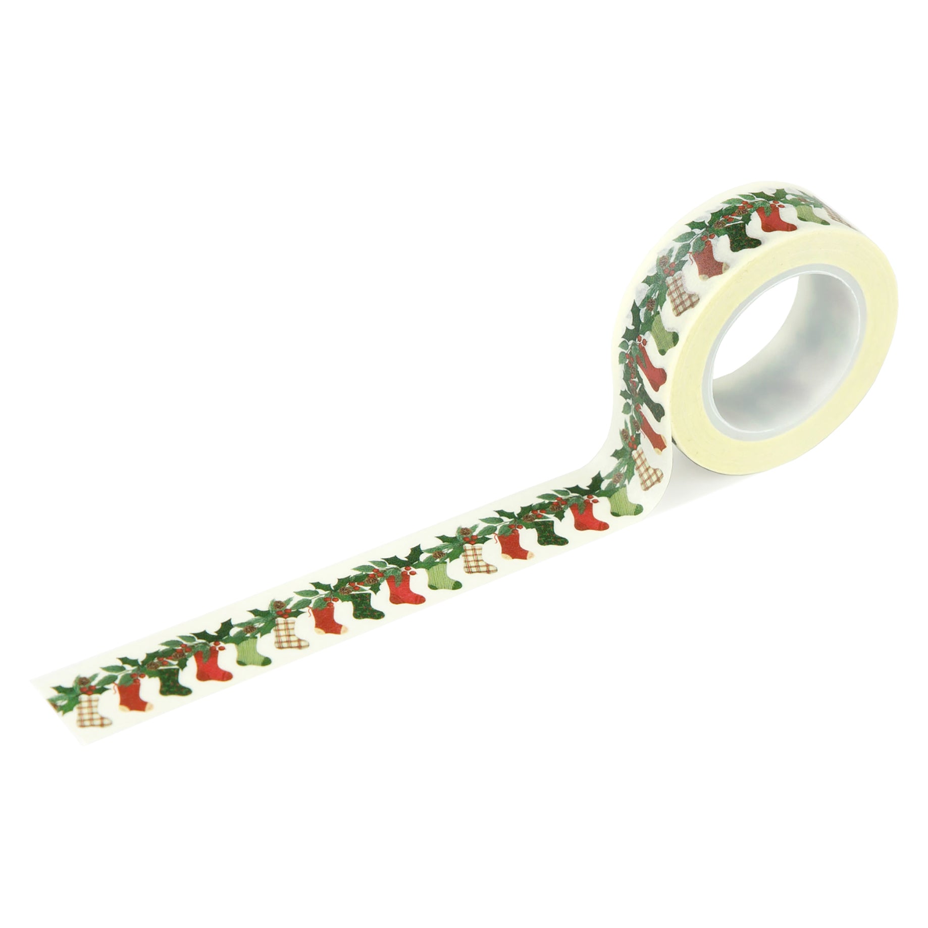 A Vintage Christmas Collection Vintage Stockings Decorative Scrapbook Washi Tape by Carta Bella - 30 Feet
