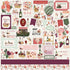 Wine Scrapbook Paper & Sticker Collection Kit by Carta Bella - 13 Pieces