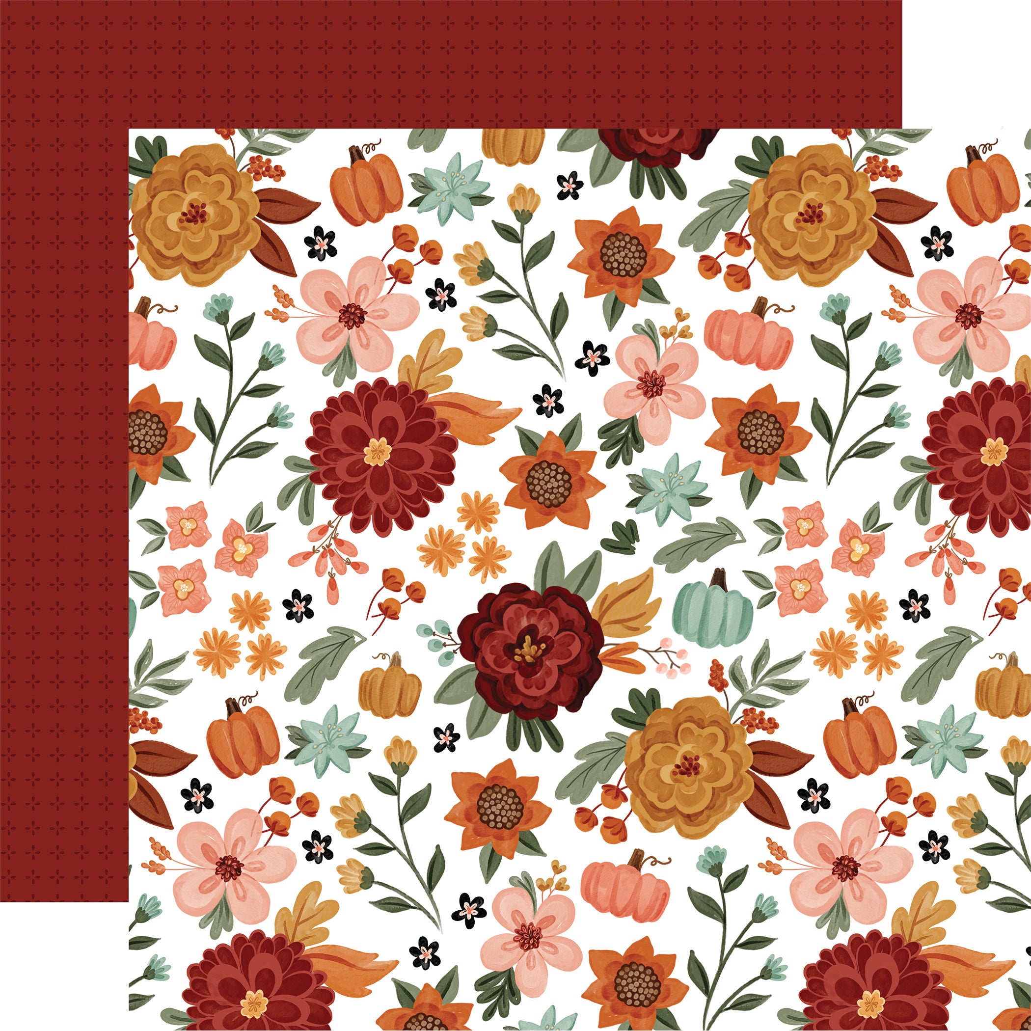 Welcome Fall Collection 12 x 12 Double-Sided Scrapbook Paper & Sticker Kit by Carta Bella