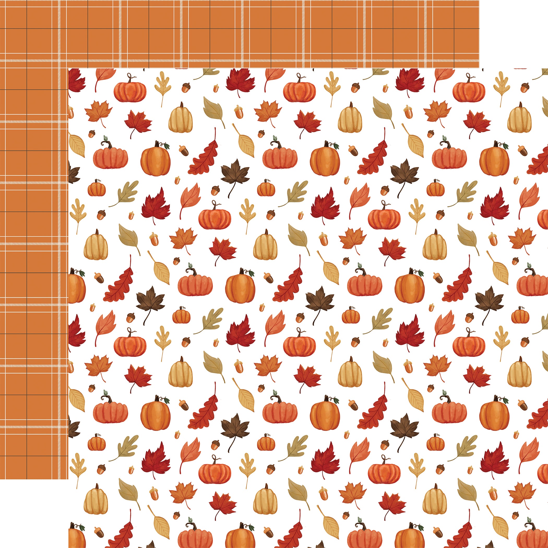 Welcome Fall Collection 12 x 12 Double-Sided Scrapbook Paper & Sticker Kit by Carta Bella