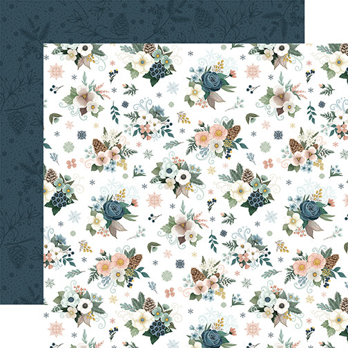 Winter Wonderland Scrapbook Paper & Sticker Collection Kit by Carta Bella - 13 Pieces