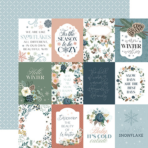 Winter Wonderland Scrapbook Paper & Sticker Collection Kit by Carta Bella - 13 Pieces