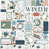Winter Wonderland Scrapbook Paper & Sticker Collection Kit by Carta Bella - 13 Pieces