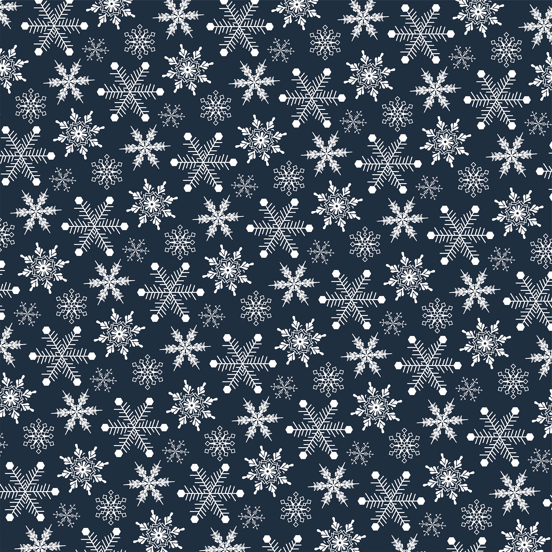 Welcome Winter Collection White Whiteout 12 x 12 Double-Sided Scrapbook Paper by Carta Bella