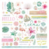 Coco Paradise Collection 12 x 12 Scrapbook Sticker Sheet by Photo Play Paper