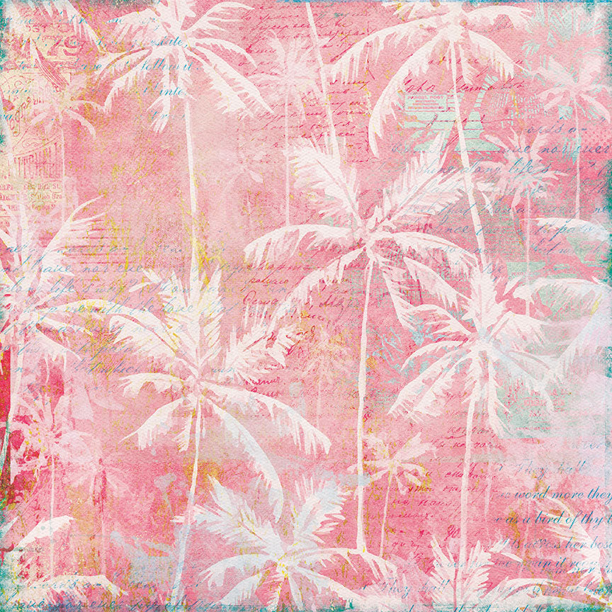 Coco Paradise Collection Paradise Found 12 x 12 Double-Sided Scrapbook Paper by Photo Play Paper