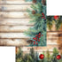 Country Christmas Watercolor Collection Ornaments 12 x 12 Double-Sided Scrapbook Paper by SSC Designs