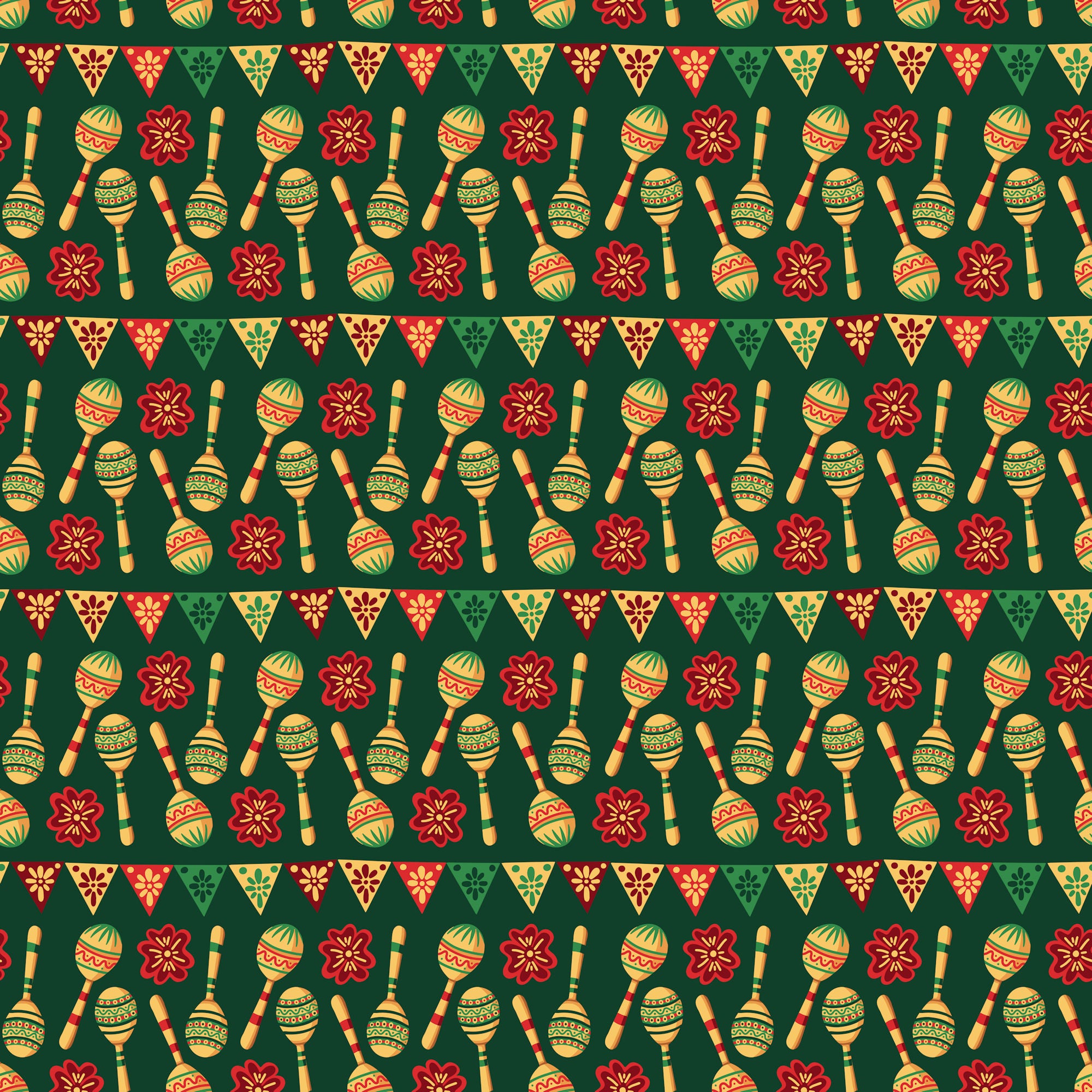 Cinco De Mayo Collection Cinco De Mayo 12 x 12 Double-Sided Scrapbook Paper by SSC Designs