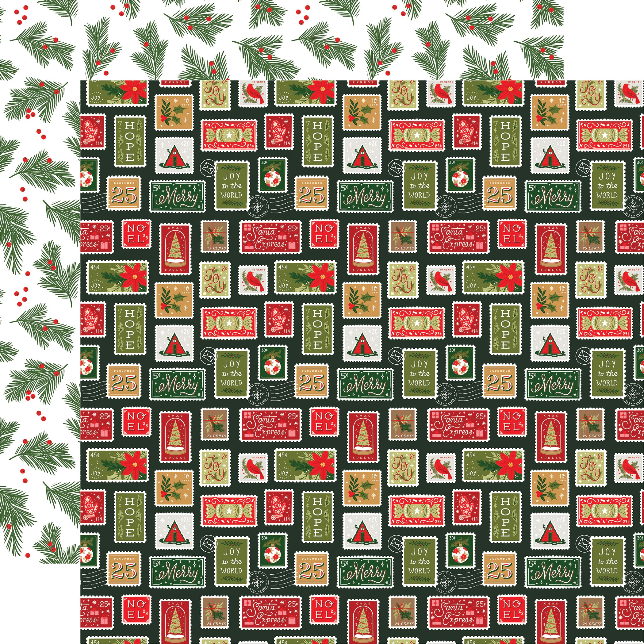 Christmas Joy 12 x 12 Scrapbook Collection Kit by Echo Park Paper - 13 Pieces