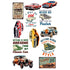 Classic Cars Collection Laser Cut Ephemera Embellishments by SSC Designs