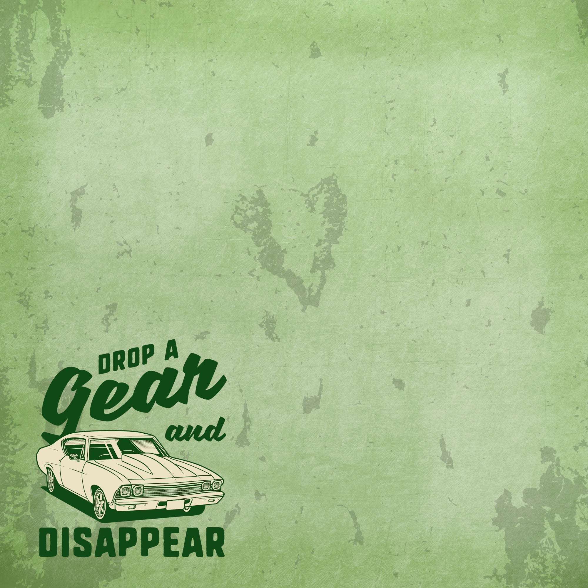Classic Cars Collection Drop A Gear 12 x 12 Double-Sided Scrapbook Paper by SSC Designs