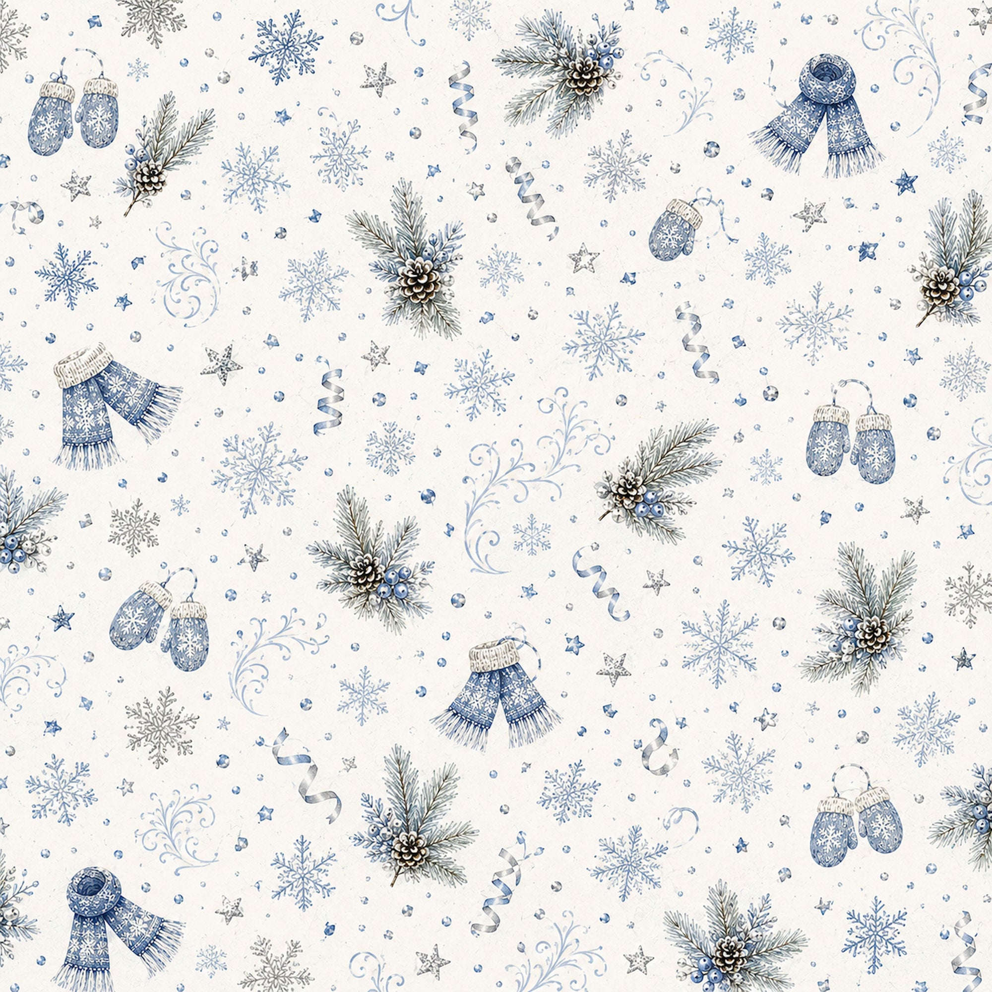 Creative Calendar Collection January 12x12 Double-Sided Scrapbook Paper by SSC Designs