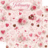 Creative Calendar Collection February 12x12 Double-Sided Scrapbook Paper by SSC Designs