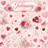 Creative Calendar Collection February 12x12 Double-Sided Scrapbook Paper by SSC Designs