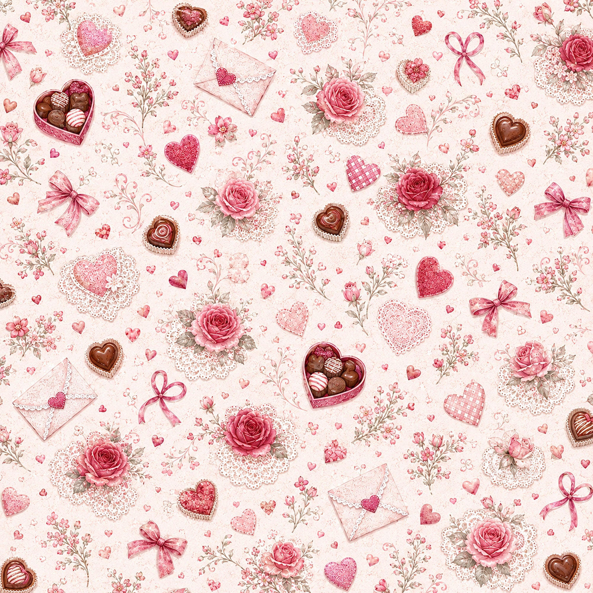 Creative Calendar Collection February 12x12 Double-Sided Scrapbook Paper by SSC Designs