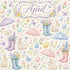 Creative Calendar Collection April 12x12 Double-Sided Scrapbook Paper by SSC Designs
