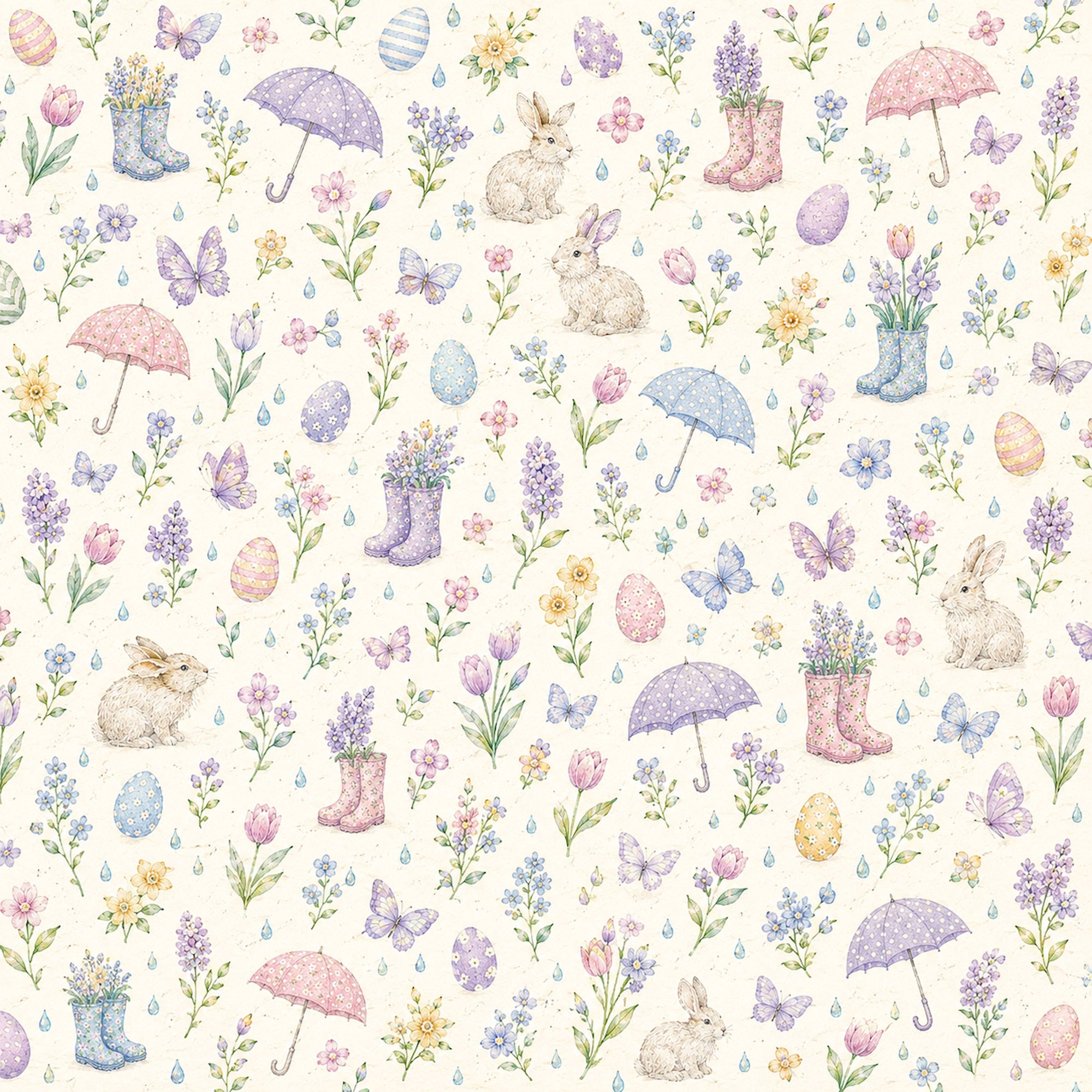 Creative Calendar Collection April 12x12 Double-Sided Scrapbook Paper by SSC Designs