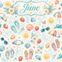 Creative Calendar Collection June 12x12 Double-Sided Scrapbook Paper by SSC Designs