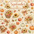 Creative Calendar Collection September 12x12 Double-Sided Scrapbook Paper by SSC Designs