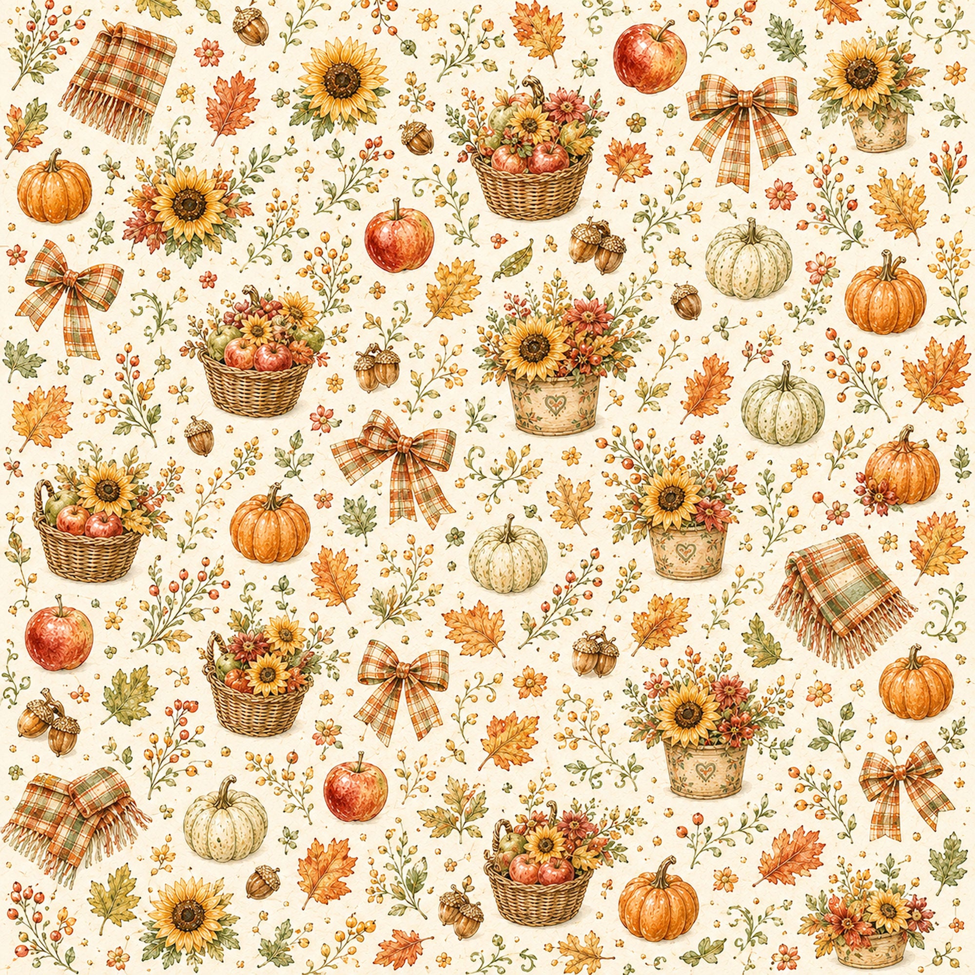 Creative Calendar Collection September 12x12 Double-Sided Scrapbook Paper by SSC Designs