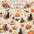 Creative Calendar Collection October 12x12 Double-Sided Scrapbook Paper by SSC Designs
