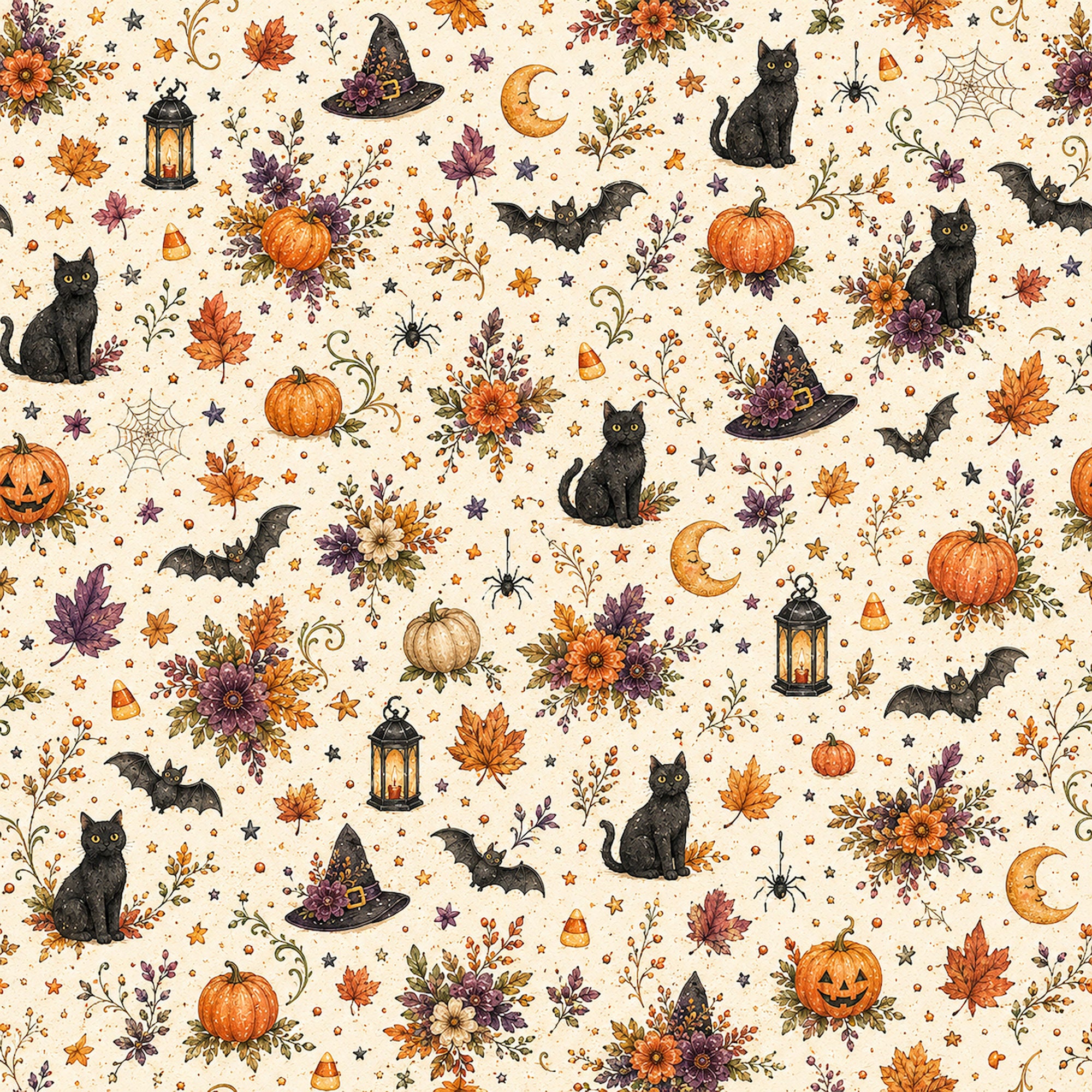 Creative Calendar Collection October 12x12 Double-Sided Scrapbook Paper by SSC Designs