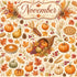 Creative Calendar Collection November 12x12 Double-Sided Scrapbook Paper by SSC Designs