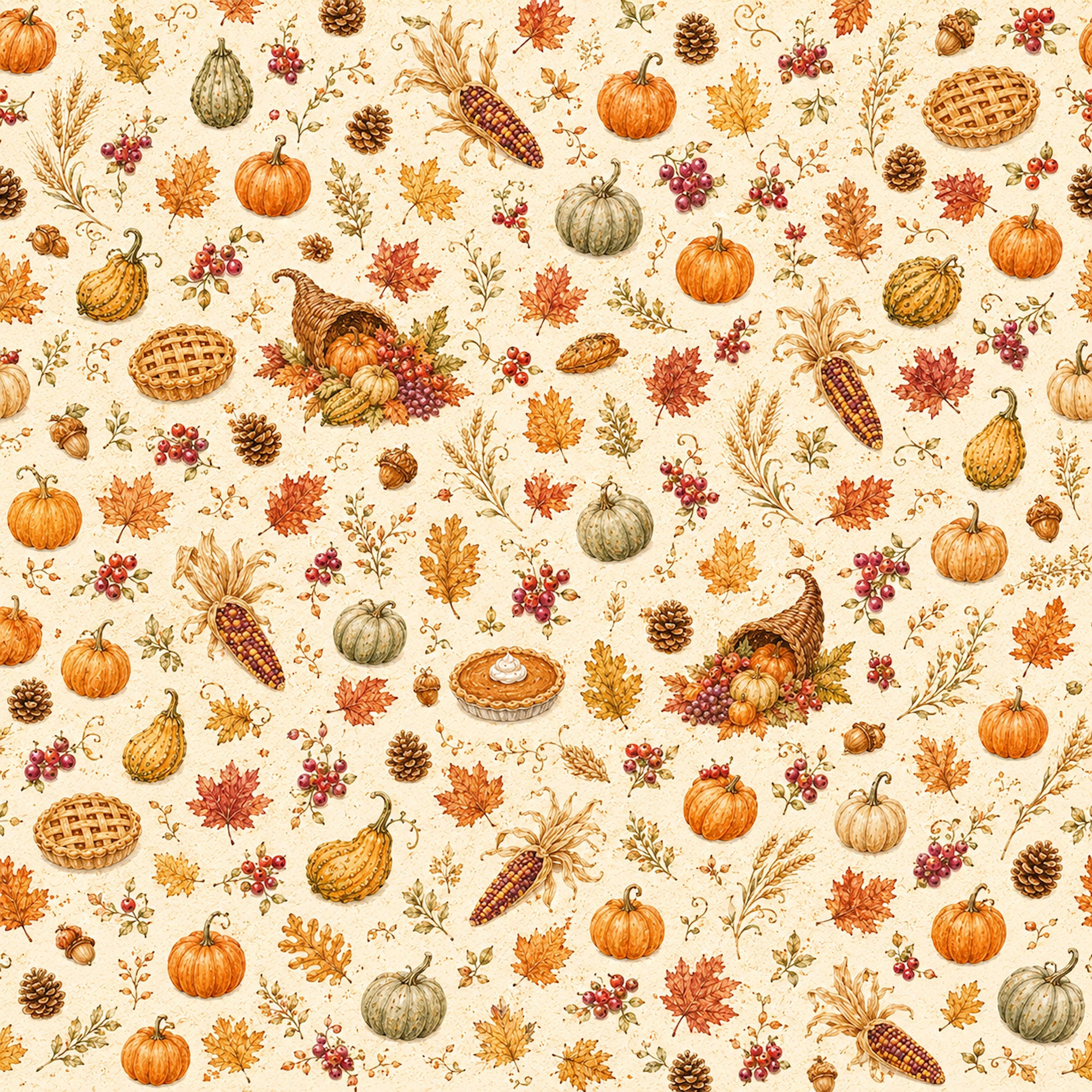 Creative Calendar Collection November 12x12 Double-Sided Scrapbook Paper by SSC Designs
