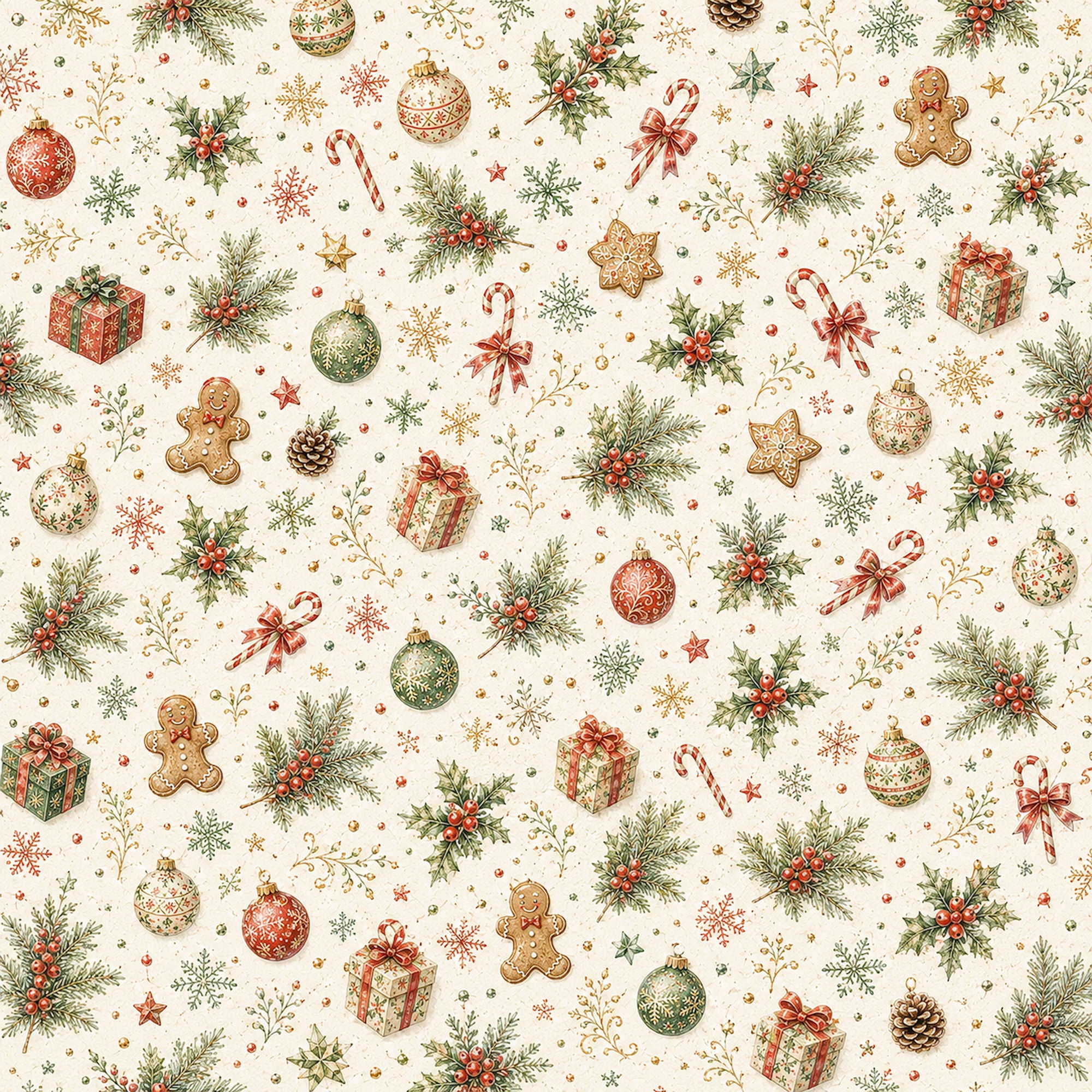 Creative Calendar Collection December 12x12 Double-Sided Scrapbook Paper by SSC Designs