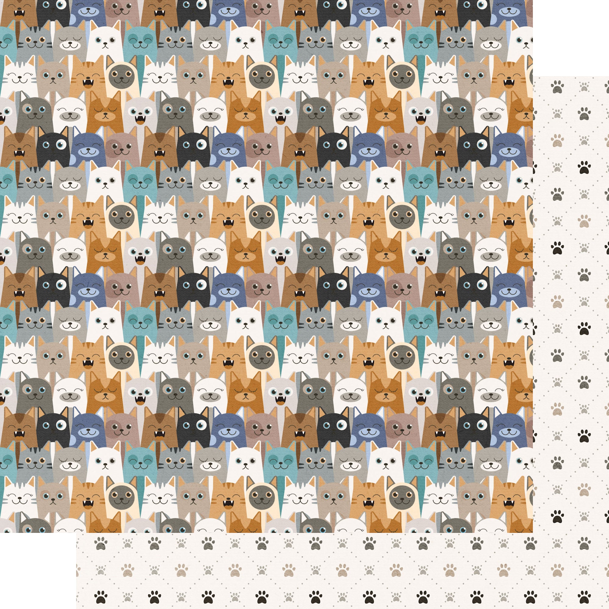 Cat Lover 12 x 12 Scrapbook Paper & Embellishment Kit by SSC Designs