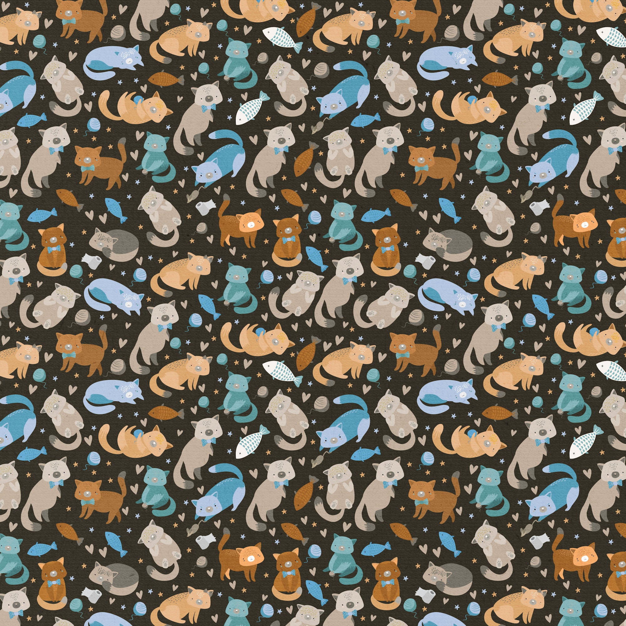 Cat Lover Collection Meow Magic 12 x 12 Double-Sided Scrapbook Paper by SSC Designs