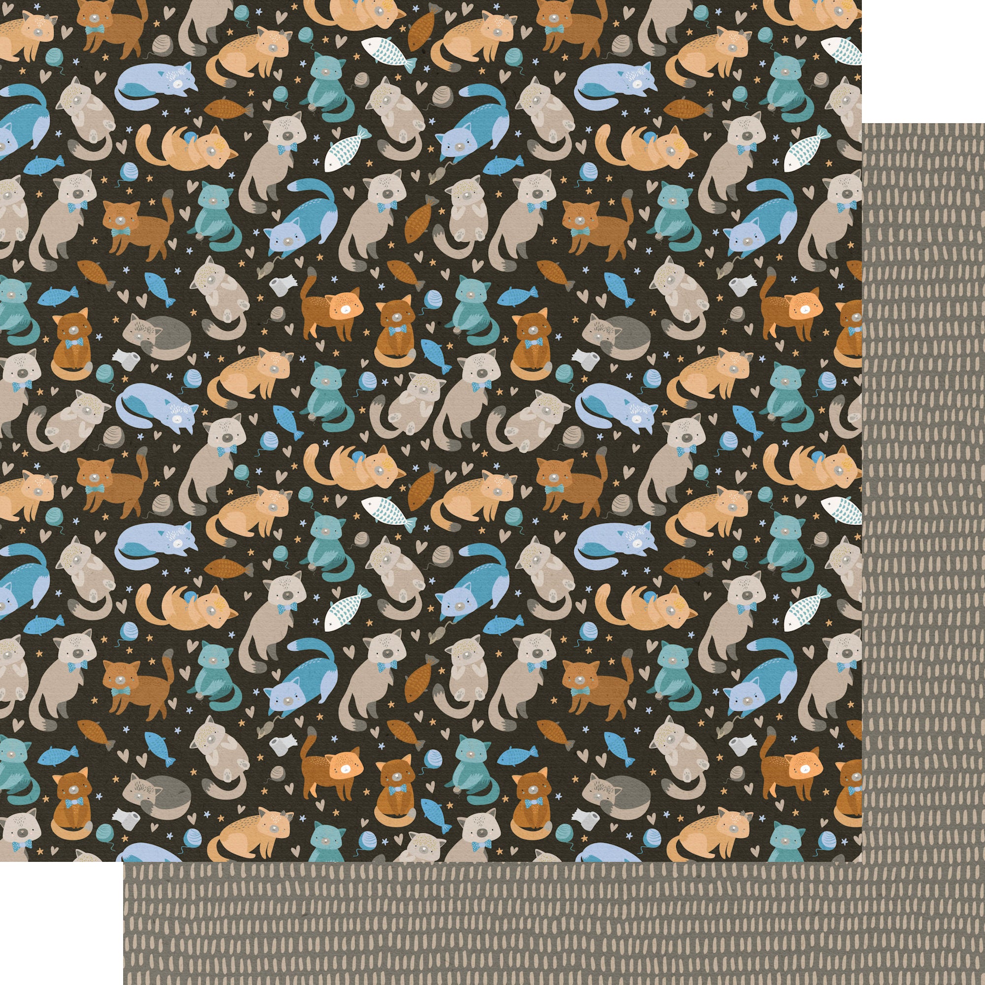 Cat Lover Collection Meow Magic 12 x 12 Double-Sided Scrapbook Paper by SSC Designs