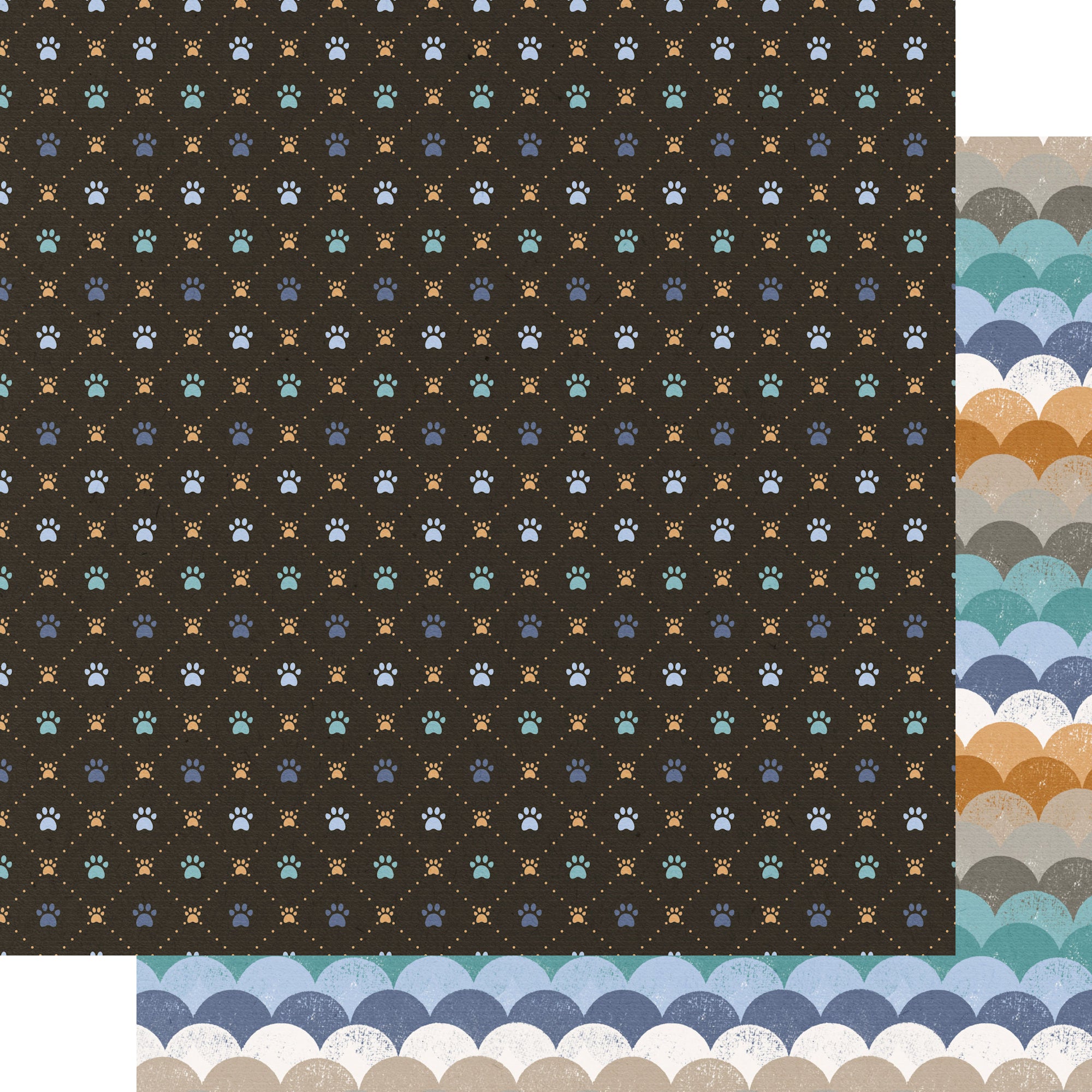 Cat Lover Collection Perfect Paws 12 x 12 Double-Sided Scrapbook Paper by SSC Designs