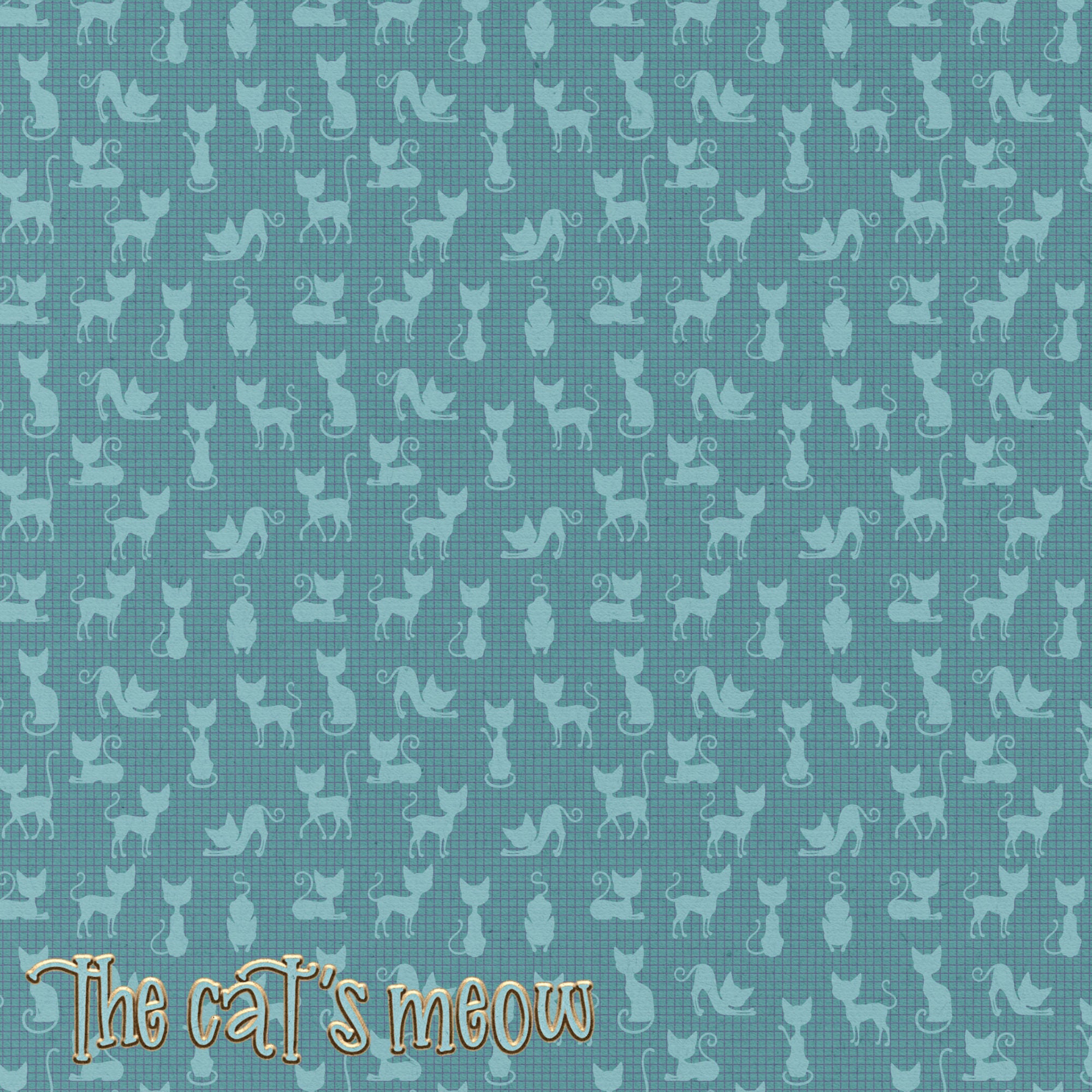 Cat Lover Collection Cat's Meow 12 x 12 Double-Sided Scrapbook Paper by SSC Designs