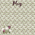 Calendar Memories Collection May 12 x 12 Double-Sided Scrapbook Paper by SSC Designs