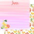 Calendar Memories Collection June 12 x 12 Double-Sided Scrapbook Paper by SSC Designs